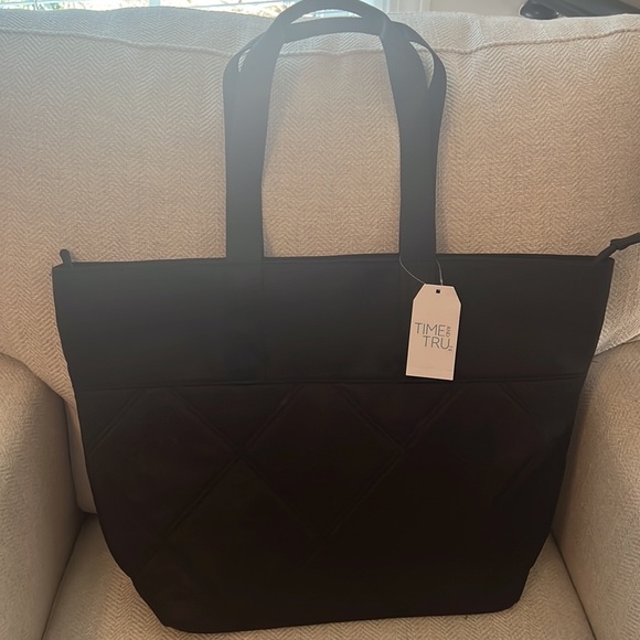 New Time and Tru  black bag - Picture 3 of 12